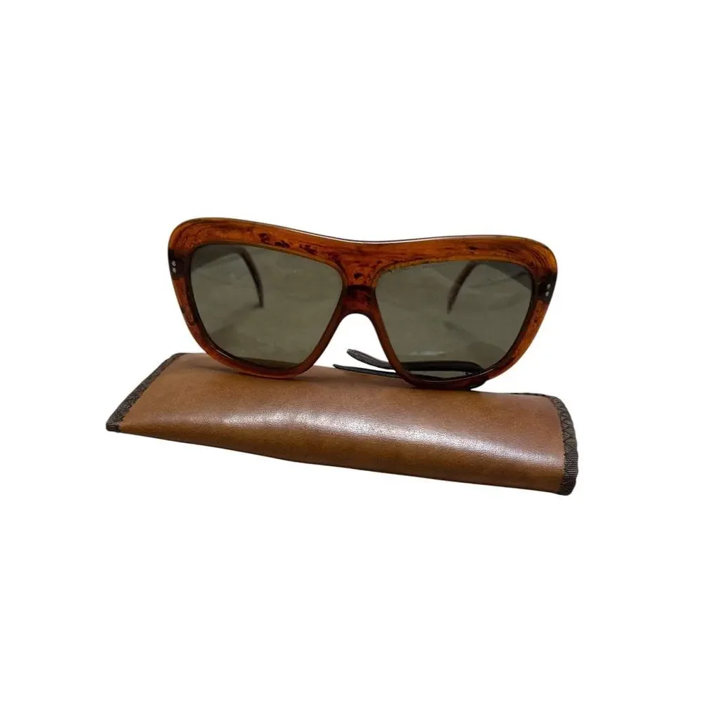 Vintage Cool-Ray Polaroid 310 Sun Gypsy Sunglasses w/ Case Classic Midcentury
